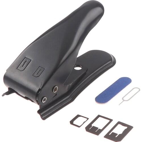 Multi-function Dual 2 In 1 Nano Micro SIM Card Cutter For Apple IPhone For HTC Nokia Samsung Smart Phone Accessory