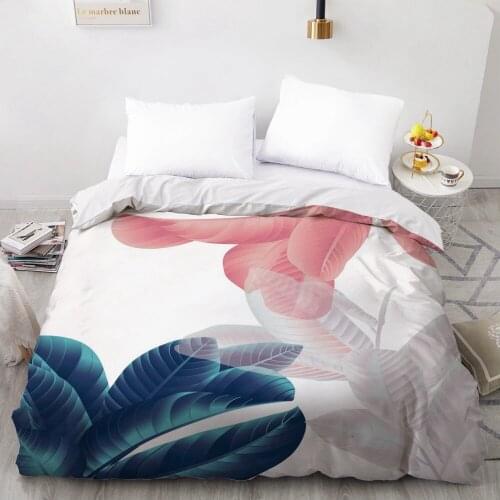 1 PCS 3D Printed Estheticism Leaves Duvet Cover 200x220 Queen Size Printing NO Pillowcases And NO Sheets Home Textiles Comforter