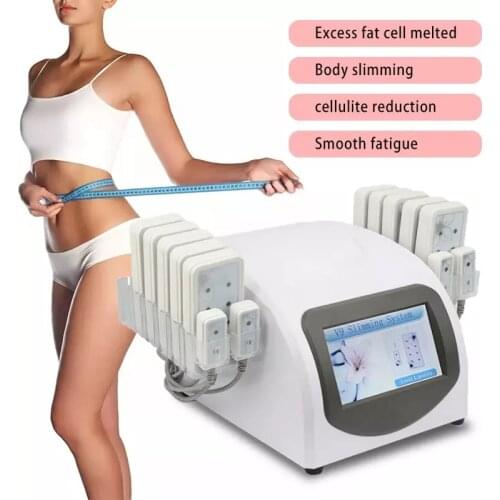 Professional Body Slimming Machine Liposuction Weight Loss 650nm Diode Laser 14 Lipo Pads Machines Massager Equipment Home Use