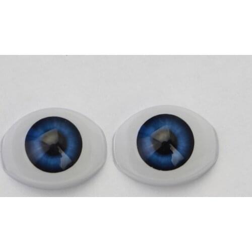 Realistic Boat Shape Acrylic Eyeballs 22 mm Suit For 22-23'' Reborn Baby Dolls Accessories 2 Pairs Eyes 4 Colors to Choose