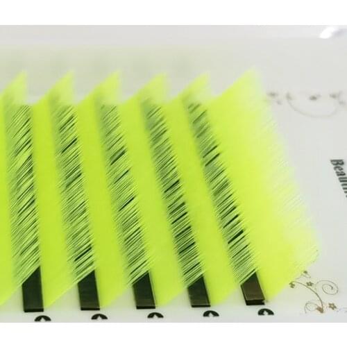 All size mink eyelashes 12rows 7-15mm mix individual eyelashes russian volume eyelashes extension supplies mix color makeup tool
