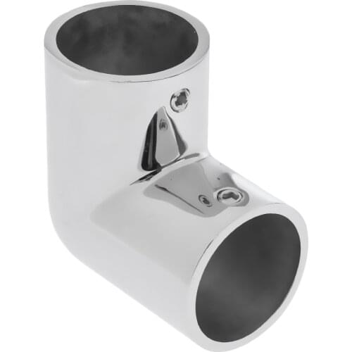 Marine Boat Hand Rail Fitting 90 Degree Elbow - 3 Size 22mm 7/8 inch /25mm 1 inch /30mm 1.2 inch Tubing -316 Stainless Steel