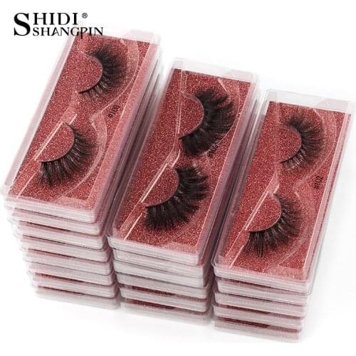 SHIDISHANGPIN Wholesale Eyelashes Bulk Mink Lashes Make Up Mink Eyelashes Wholesale False Eyelashes Natural Makeup False Lashes