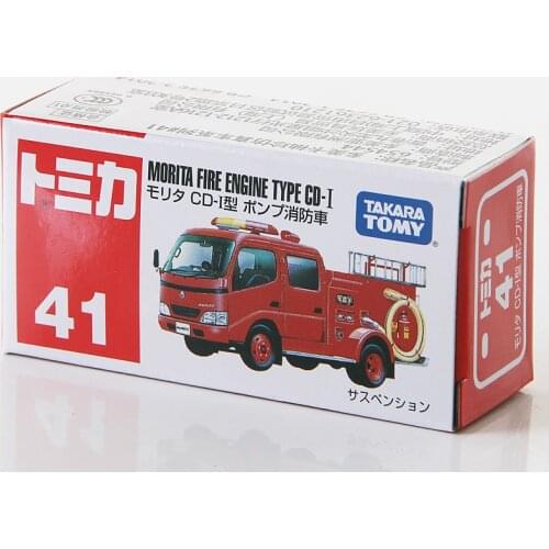 Takara Tomy Tomica Morita Fire Engine TYPE CD-I Metal Diecast Model Vehicle Toy Car New #41