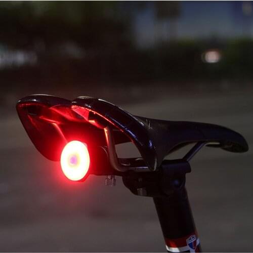 USB Rechargeable Intelligent Induction Brake Tail Light Waterproof Bike Tail Light MTB Road Bike Light Taillight