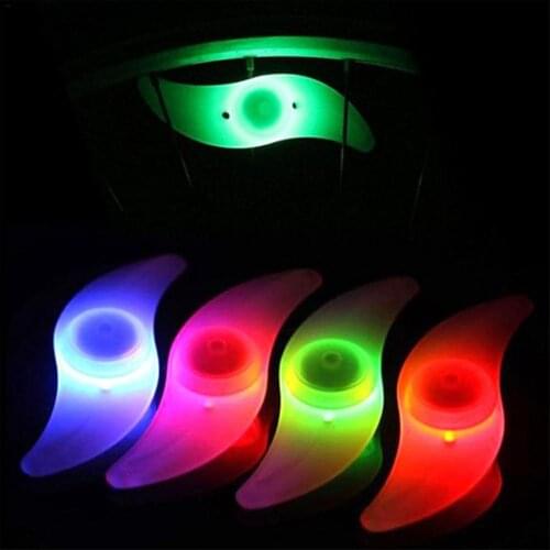 Cycling Wheel Spokes Lamp / Mountain Bike Spokes S-Type Light / Bicycle Riding Equipment Fixed Gear Willow Leaf Lamp P4