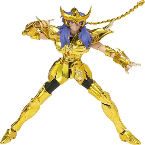 Gold Cloth In Stock Saint Seiya Myth Cloth EX Aquarius Gold Escorpio Milo Scorpio Saint clothing Action Figure Model Toys Gift