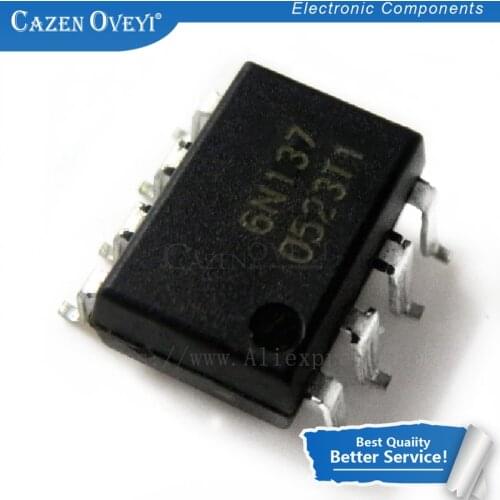 10pcs/lot 6N137S SOP8 6N137SD SOP 6N137 SOP-8 SMD In Stock