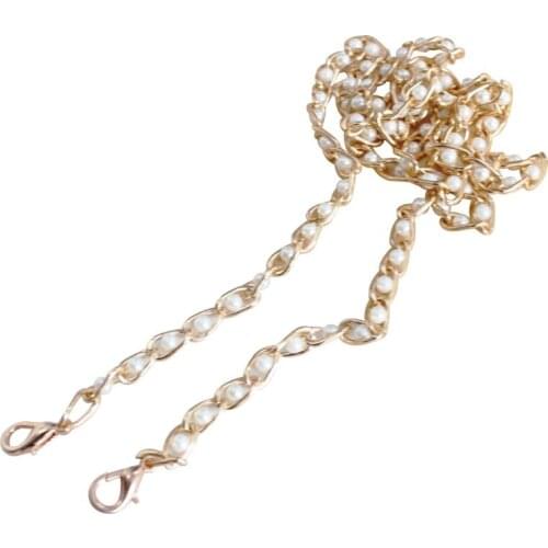 2021 Popular New 120cm DIY Chain Strap Accessories Shoulder Crossbody Replacement Straps with Metal Buckles