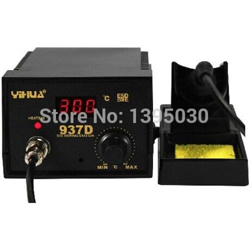 937D+ Soldering Station SMD Heater Iron Welding ESD Welder Digital Tool