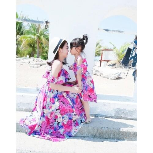 Amemerio Matching Dresses For Mom And Daughter