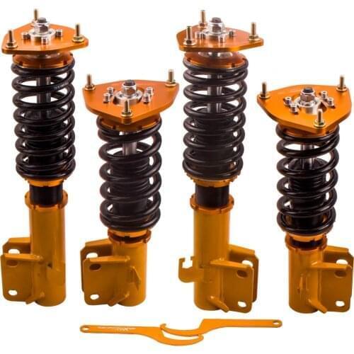 Coilovers Suspension Coil Struts for Subaru Impreza WRX GC8 STI 93-01 Camber Plates Shock Absorber Strut