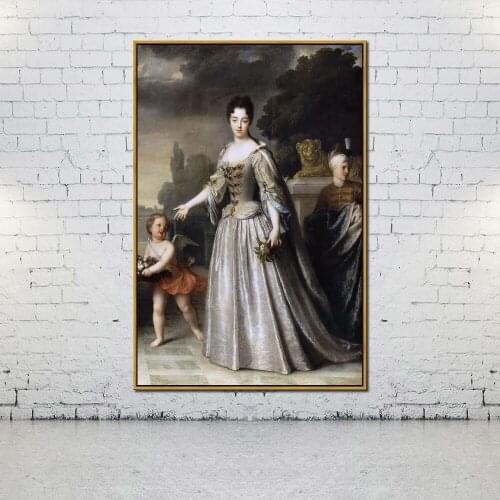 Artcozy Oil Canvas Painting Maria Adelaide de Sava For Home Decoration Wall Art