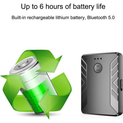 Bluetooth 5.0 Audio Transmitter & Receiver Call 3 in 1 for TV Computer Dual Transmitter Pair 2 Bluetooth Speaker Headphones