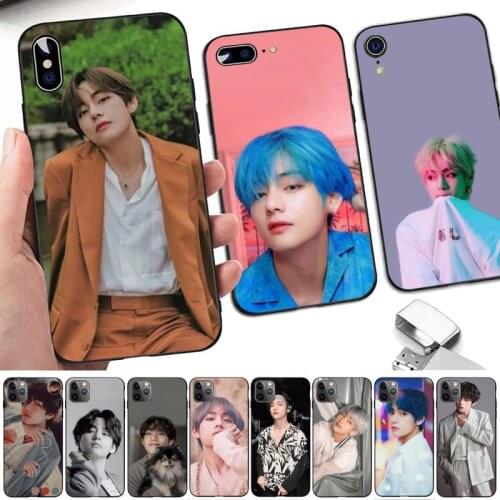 TOPLBPCS Kim Taehyung Phone Case for iPhone 11 12 pro XS MAX 8 7 6 6S Plus X 5S SE 2020 XR case