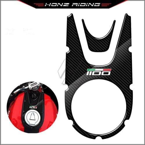 For Ducati Monster 1100 Evo 2008-2014 Motorcycle Top Tank Cover Protector 3D Resin Carbon-look