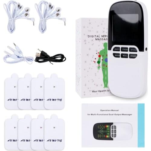 Electric Tens Unit Muscle Electrostimulator Nose Rhinitis Cure Machine Tens Ems Massage Body Massager Physiotherapy Health Care