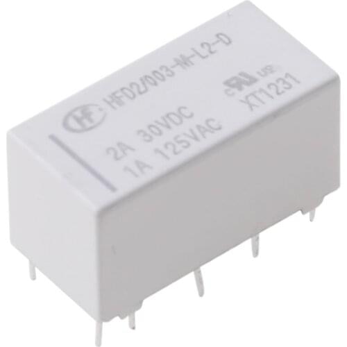 HFD2-003-M-L2-D 3V Coil Bistable Latching Relay High Quality Home Improvement Subminiature Double In-line Single Coil