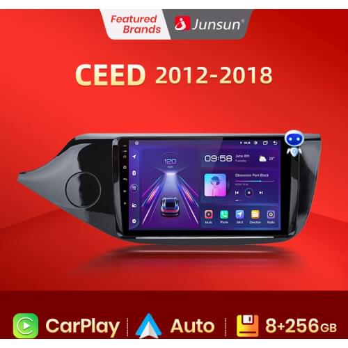 Junsun V1 2G+32G Android 10 DSP Car Radio Multimedia Video Player Navigation GPS For KIA Cee'd CEED JD 2012-2016 2 din no dvd