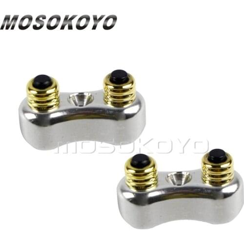 7/8" 1" Handlebar Cafe Racer Mini Switch Button Dual Push Button Block Switches for Harley Chopper Bobber ON/OFF Ribbed Switches