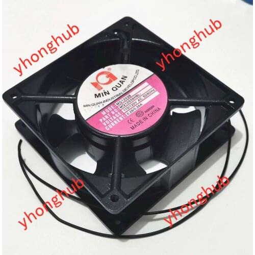 MINQUAN MQ12038HSL1 MQ12038 DC 110V 0.26A/0.28A 2-wire 135x135x38mm Server Cooling Fan