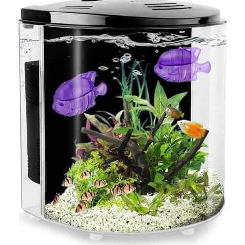 Plastic Fish Shaped Tank Aquarium Cleaner Diffuser Humidifier Filter Water Clean