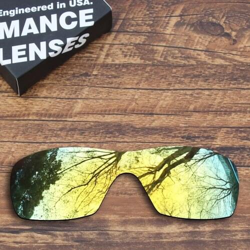 ToughAsNails Polarized Replacement Lenses for Oakley Dart Sunglasses Gold Mirrored (Lens Only)