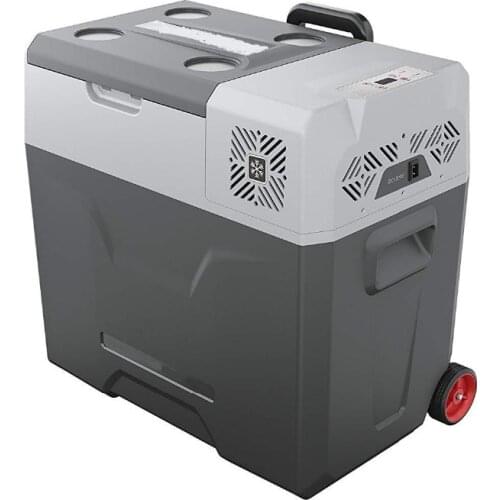 Portable Refrigerator 53 Quart(50 Liter) with Trolley Car, Truck, RV, Boat, Mini Fridge Freezer slimfit freezer compressor