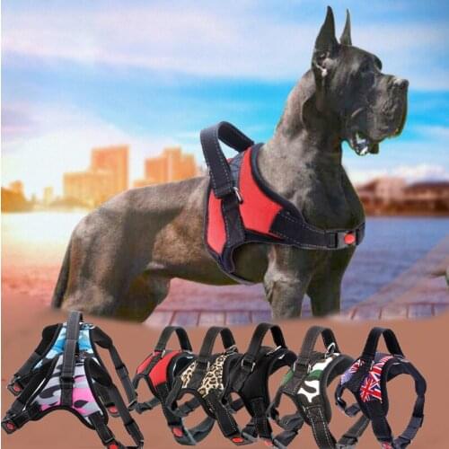 Pet Dog and Cat Adjustable Harness with Leash Reflective and Breathable for Small and Large Dog Harness Vest Pet Supplies