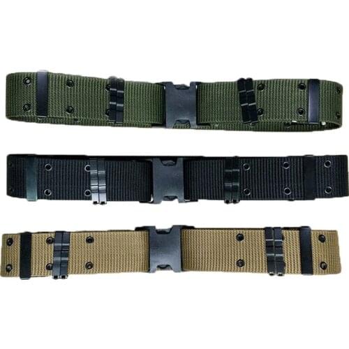 Tactical Quick Release Airsoft Belts Men Military Army Waist Belt Men Outdoor Sports Hunting Canvas Waistband Strap for Pants