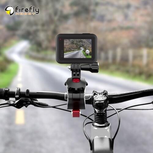 Sunnylife Sports Camera Bicycle Clamp Universal Adjustable Clips for Insta360 One R GoPro 8 Osmo Action Osmo Pocket