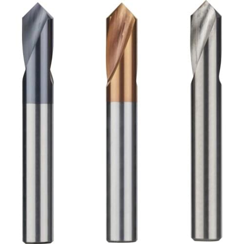 Location Drill Bit 90 degree 60 degree tungsten steel centering drill, 2 flutes , cnc positioning drill grooving milling cutter