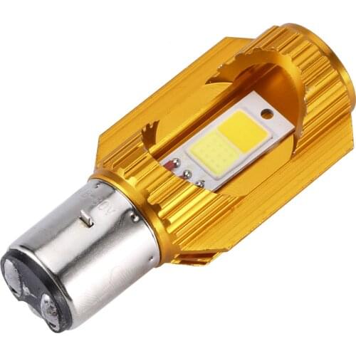 Headlight LED Bulb Fits for Honda Yamaha Suzuki Car Truck Motorcycle Dirt Bike BA20d B35 Super Bright