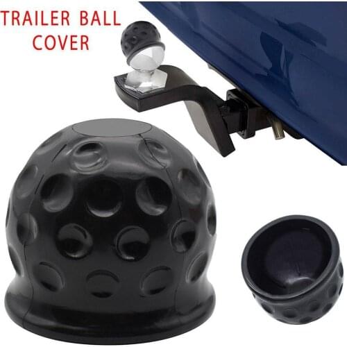 Universal 50mm Tow Bar Ball Cover Cap Ball Hood For Trailer Protect Car Accessories Repair Tool Rubber Acid Alkali Resistance