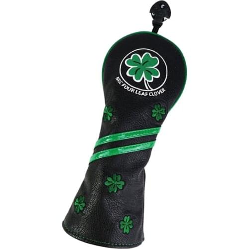 Premium Golf Club Head Cover PU Leather Golfer Headcover with No.Tag Sleeves
