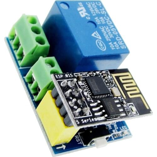 10 ESP8266WIFI ESP-01 ESP-07 ESP-12E/12F wireless module 5V WiFi relay module for mobile phone intelligent remote control switch