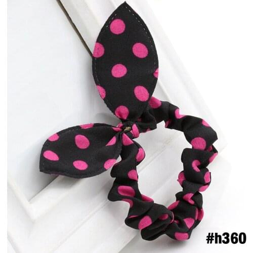 Lovely Rabbit Ear Hair Band Bow Hair Strap Korean Cute Polka Dot Hair Accessories LL@17