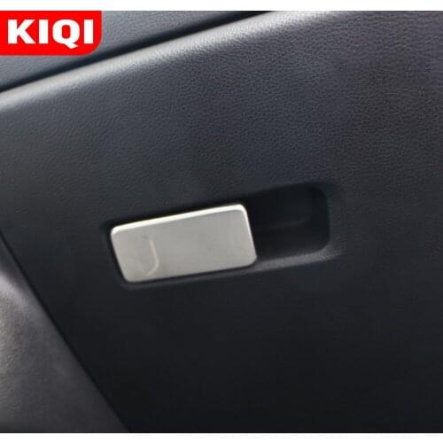 Car Interior Co-driver Storage Box Handle Decorative Bowl Cover Sticker for Jeep Renegade 2014-2019 Compass 2017-2019