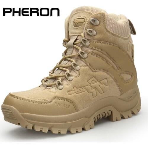 Mens Military boot Combat Mens Chukka Ankle Boot Tactical Big Size Army Boot Male Shoes Safety Motocycle Boots Zapatos Hombre