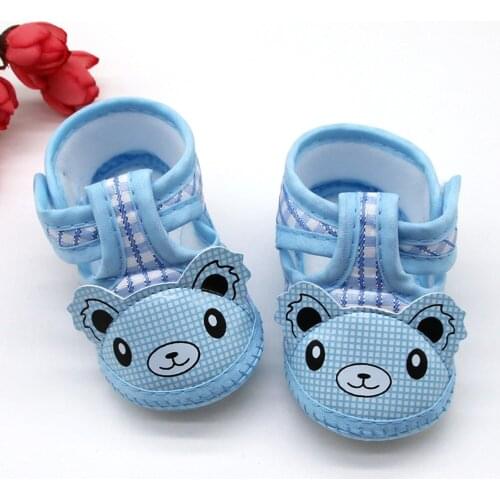 TELOTUNY baby shoes Newborn Kids Cartoon Little Bear Prewalker Shoes Soft Sole Sandals flor Single Shoes baby girl summer 2020ap