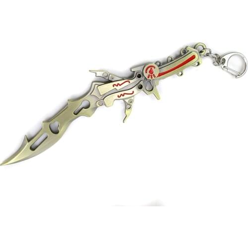 Bsarai Final Fantasy VIII Eclair Farron Lightning Thunder King heart Cloud 16cm/6.3'' Sword Model Toy Key Chain Ring