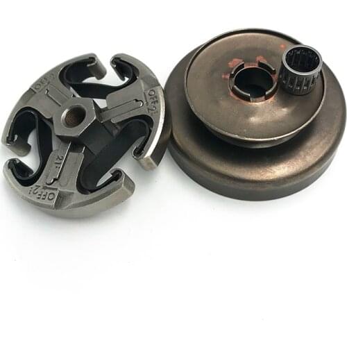 HUNDURE Clutch 3/8"-7T Chain Sprocket Needle Bearing Kit For Husqvarna 61 66 268 272 Chainsaw Spare Parts #503744402