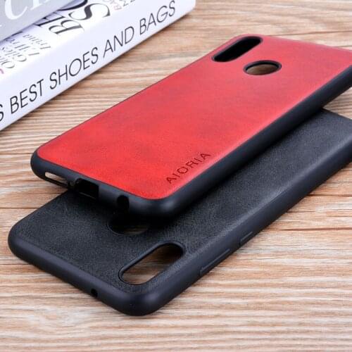 For huawei p20 lite case Luxury Vintage leather cover phone case for huawei p20 lite pro funda coque capa Business Vintage style