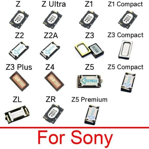 Earpiece Speaker For Sony Xperia Z Z1 Z2 Z2A Z3 Z4 Z5 ZL ZR Ultra Compact Plus Premium L36H XL39H L39H L35H C6502 Receiver Parts