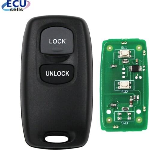 Remote key 2 button 315MHZ for Mazda old M6 before 2006