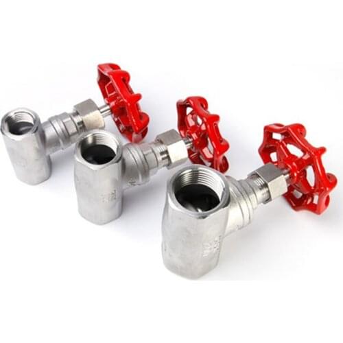 DN15-50 1/2" 3/4" 1" 1-1/4" 1-1/2" 2" BSPT Female Shut-off Valve 304 Stainless Steel Water Gas Oil Home Garden