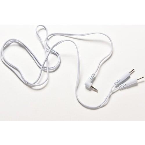 2 Pins Electrotherapy Electrode Lead Wires Cable for Tens Massager 2.5mm Plug Connection Massage Stimulator