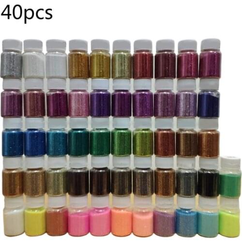 Epoxy Pigment Glitter Powder Shiny Resin Filler Sequin DIY Jewelry Crafts Making Silicone Mold Filling Materials