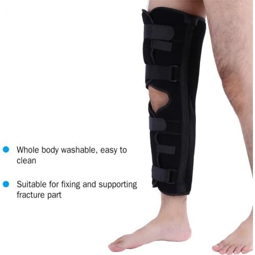 Child/adult Knee Brace Support pad 4 Steel Plates Fixing Orthopedic Leg Posture Corrector Fractures Splint Guard For Arthritis