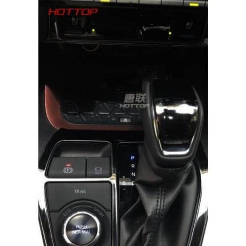 HOTTOP Interior accessories Gear Shift Handle Sleeve cover trim for toyota rav4 rav 4 xa50 2019 2020 metal